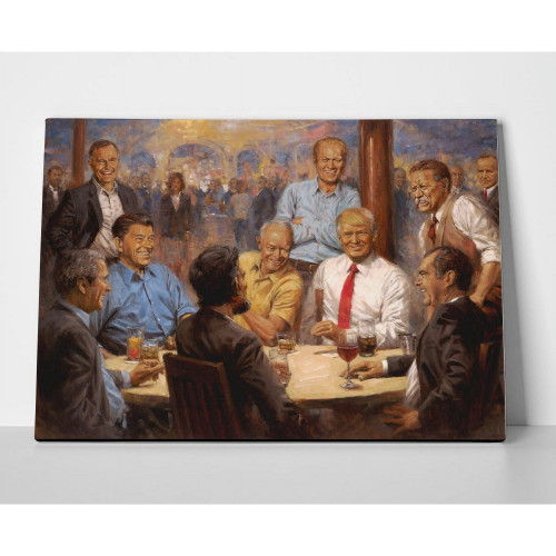 Donald Trump Republicans Poster or Wrapped Canvas