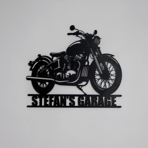 Personalized Motorcycle Metal Wall Art Gifts For Motorcycle Riders, Motorcycle Lovers Gift For Him