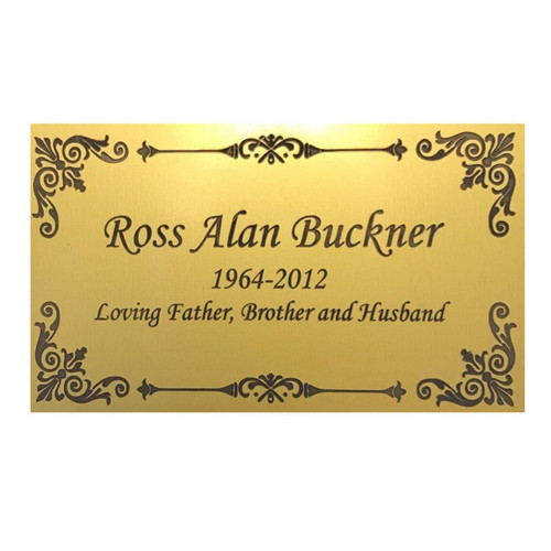 Personalized Loving Father Brother And Husband Memorial Plaque Metal Sign In Loving Memory Of Gravestone Maker