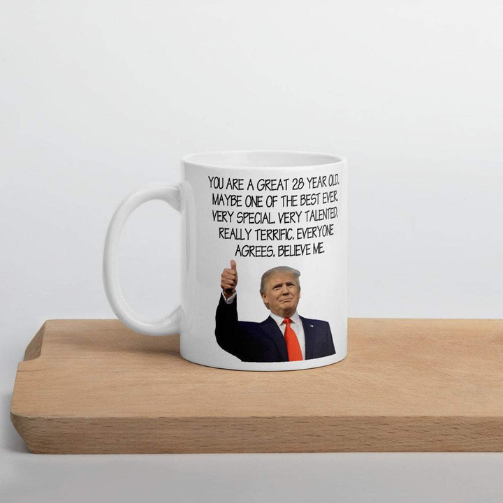 28Th Birthday Coffee White Mug Coffee Mug Funny Coffee Mugs