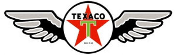 Texaco Wings Cutout Shape Metal Sign Large 23.7 x 7.5 inches Vintage Style Retro Garage Art RG