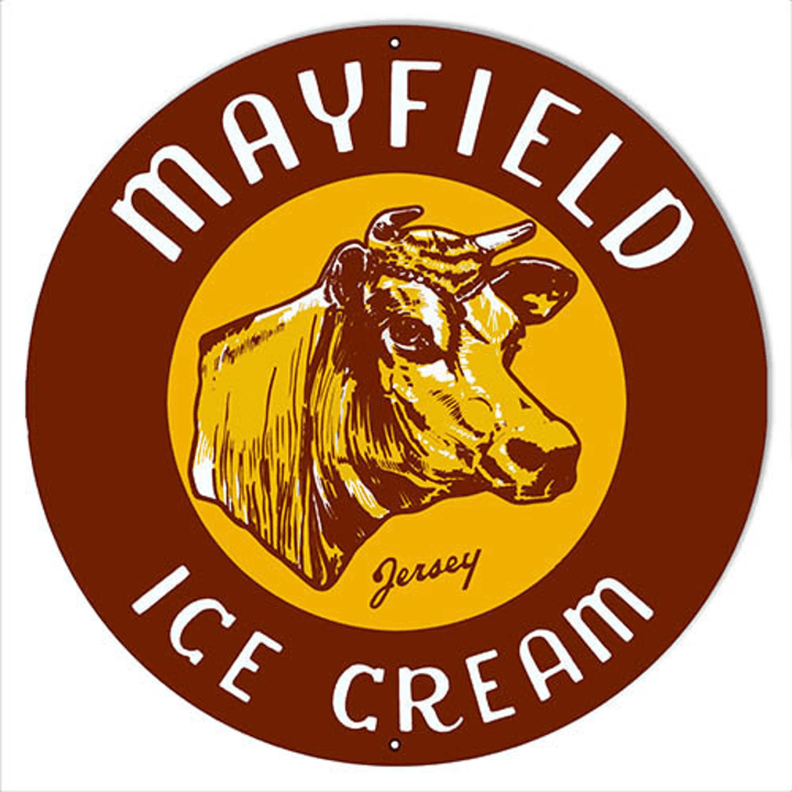 Mayfield Ice Cream Metal Sign 4 Sizes Vintage Style Advertising Country Farm House Decor RG