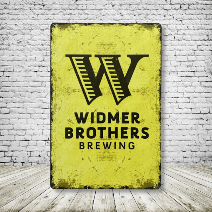 Widmer Brothers Brewing Vintage Antique Style Collectible Tin Sign Metal Wall Decor Garage Man Cave Game Room Bar Fast Shipping