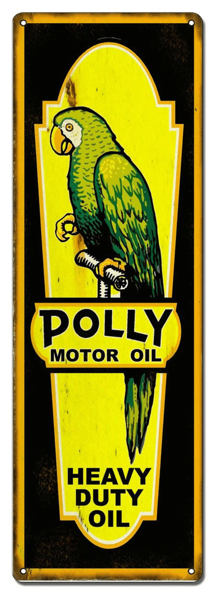 Polly Motor Oil Vintage Style 8 x 24 inch .040 Gauge Metal Sign Vintage Style Retro Garage Art RG6141L
