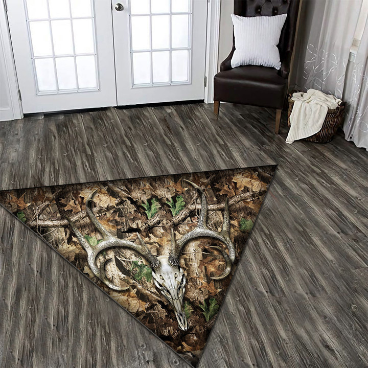 Deer Hunting Custom Shape Rug, Carpet 10116