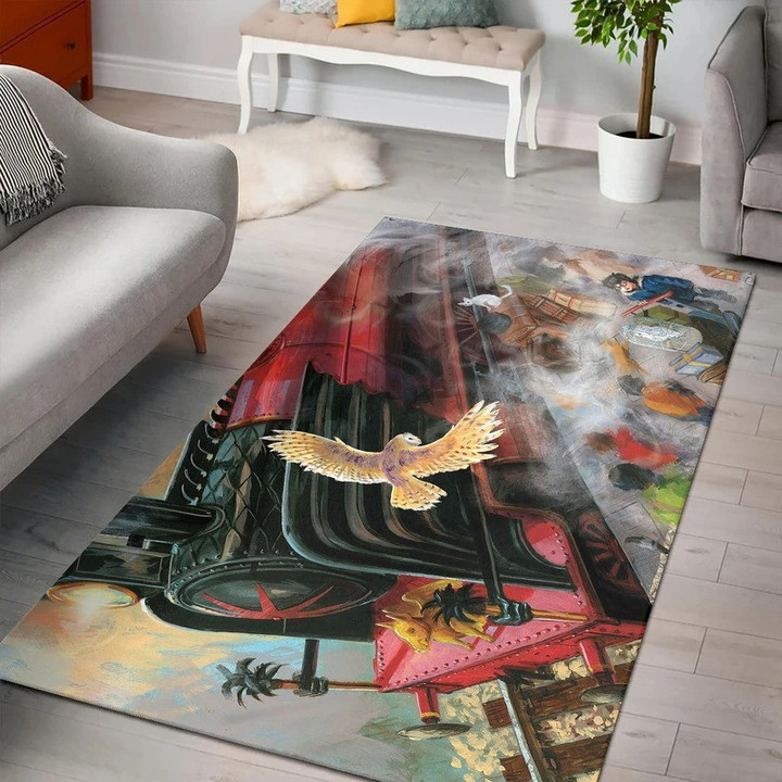 Harry Potter Fantasy Adventure Rectangle Rug Decor Area Rugs For Living Room Bedroom Kitchen Rugs Home Carpet Flooring TTG015461