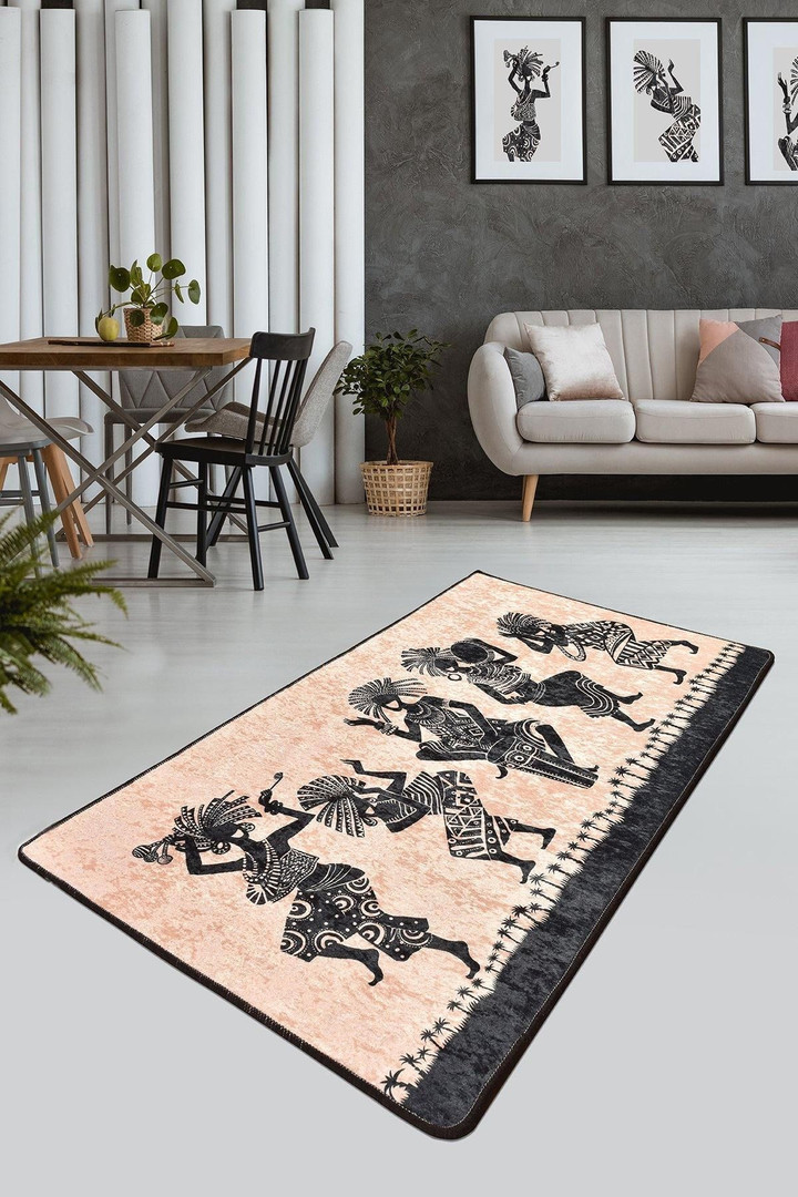 Traditional Dance Of Ethnic Area Rug Floor Mat Home Decor