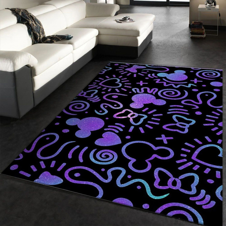 Minnie Mouse Movie Area Rug, Kitchen Rug, Christmas Gift US Decor Indoor Outdoor Rugs