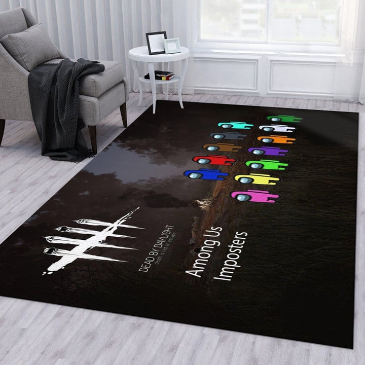 Among Us Ver5 Gaming Area Rug Living Room Rug Home US Decor Indoor Outdoor Rugs
