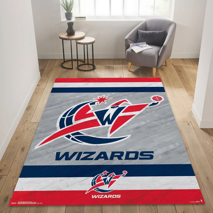 Washington Wizards Area Rug For Christmas, Living Room Rug Home Decor Indoor Outdoor Rugs