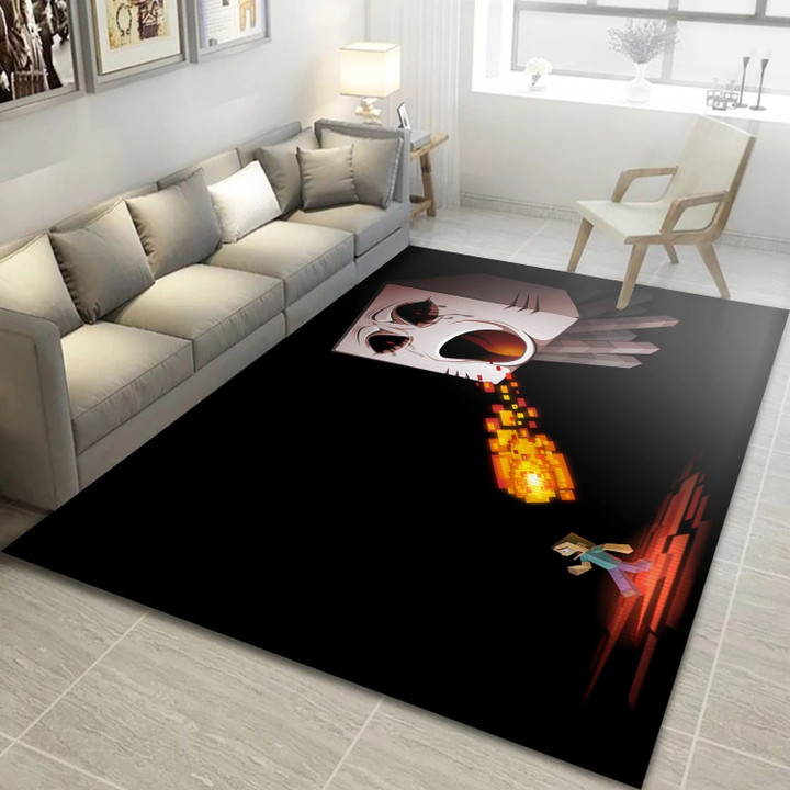 Sci Fi Video Game Area Rug For Christmas, Living Room Rug US Decor Indoor Outdoor Rugs