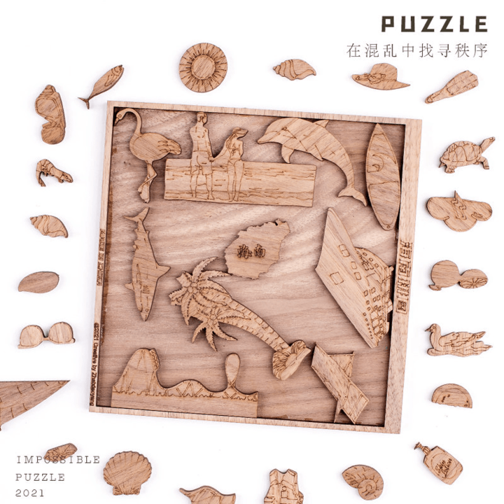 Wooden Jigsaw Puzzle, Premium Materials, Impressive Artwork, Ideal Gifts for Kids, Family Games, Kids & Adults Puzzles,