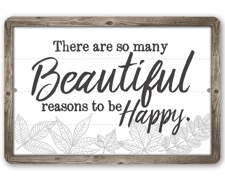 Tin There Are So Many Beautiful Metal Sign Indoor Outdoor Home Inspirational Decor