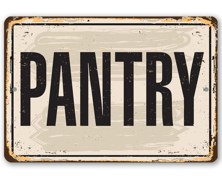 Tin Metal Sign Pantry Use Indoor Outdoor Great Gift And Home Decor