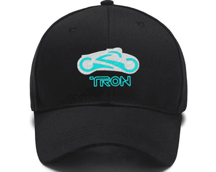 Embroidered Tron Light Cycle Hat Custom Embroidered Hats
