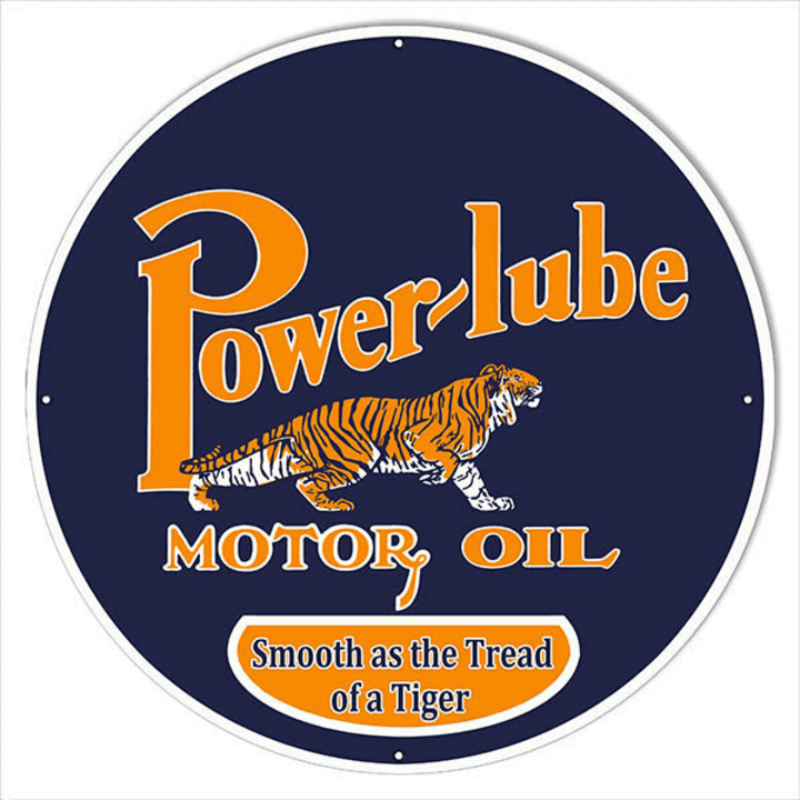 Power Lube Smooth Motor Oil Large Metal Sign Available Vintage Style Retro Garage Art