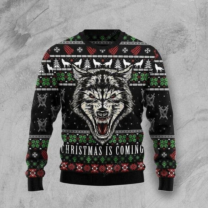Honor Wolf Black Ugly Christmas Sweater 3D Printed Best Gift For Xmas Adult - Ugly Christmas Sweater - Funny Xmas Sweaters