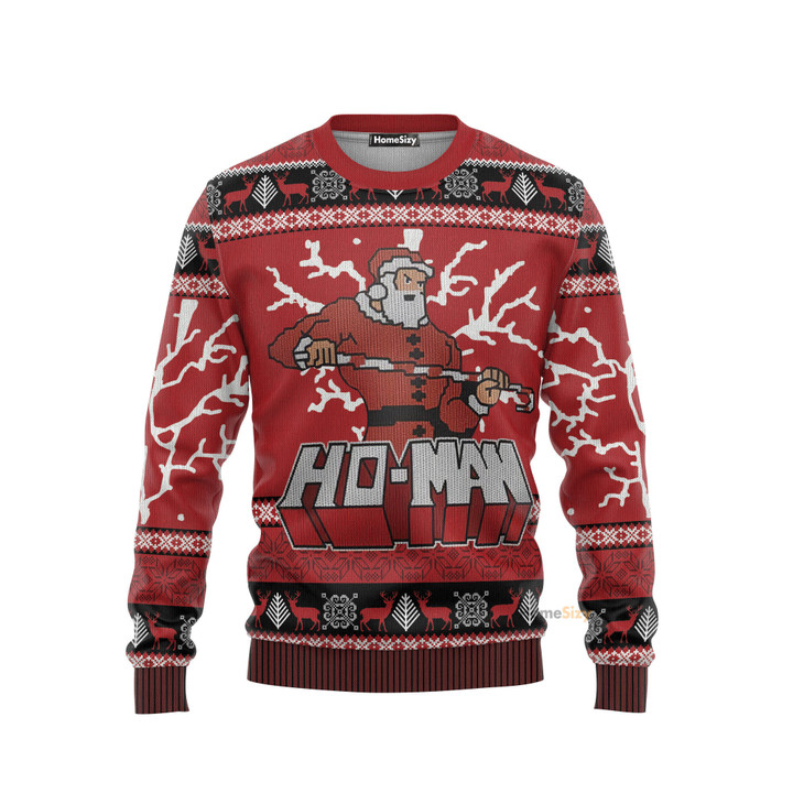 MAN Christma Ugly Sweater - Ugly Christmas Sweater - Funny Xmas Sweaters
