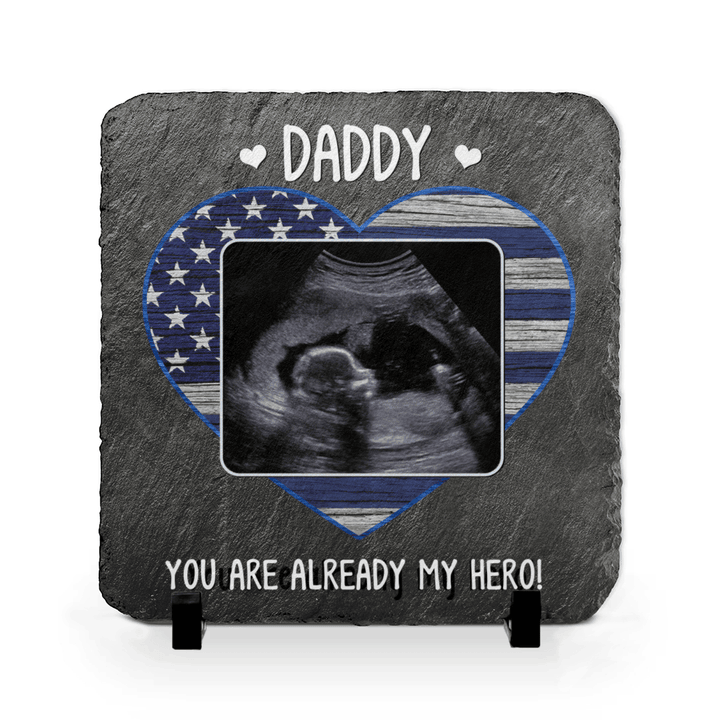 Police Pregnancy Baby Announcement Gift, Police Officer Gift From Newborn, Police Husband Gift From Wife