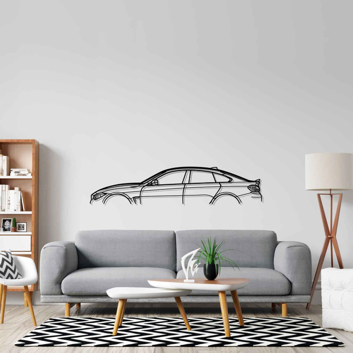 F36 Gran Coupe 2019 Classic Silhouette Metal Wall Art, Custom Car Wall Sign, Personalized Car Metal Wall Art, Gift for Him, Gift for Her, Gift For Car Lovers