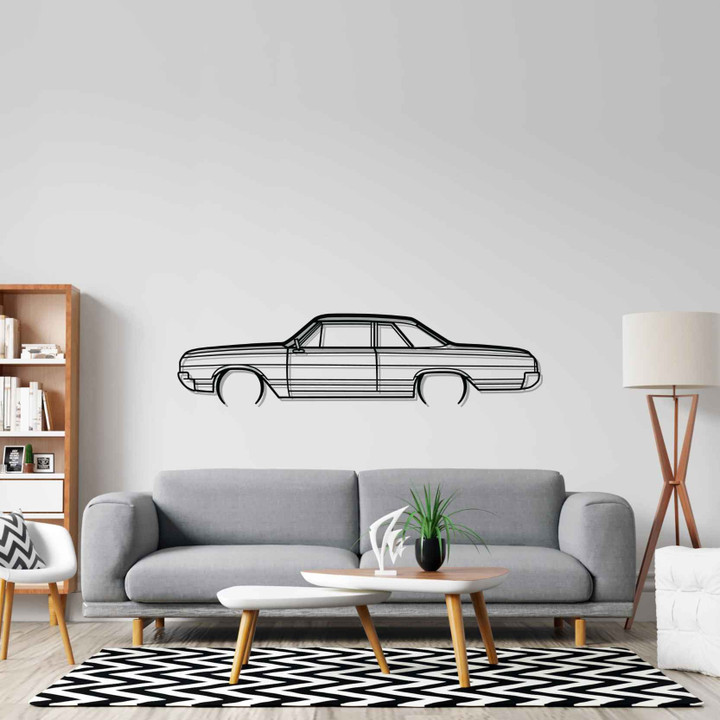 F85 Coupe 1965 Detailed Silhouette Metal Wall Art, Custom Car Wall Sign, Personalized Car Metal Wall Art, Gift for Him, Gift for Her, Gift For Car Lovers