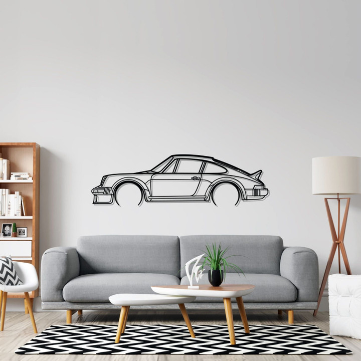 911 SC Group 4 Detailed Silhouette Metal Wall Art, Custom Car Silhouette Metal Decor, Personalized Gift For Car Lovers, Gift For Him