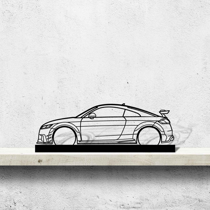 TT RS 8S 2017 Silhouette Metal Art Stand, Custom Car Silhouette Metal Decor, Personalized Gift For Car Lovers, Gift For Him