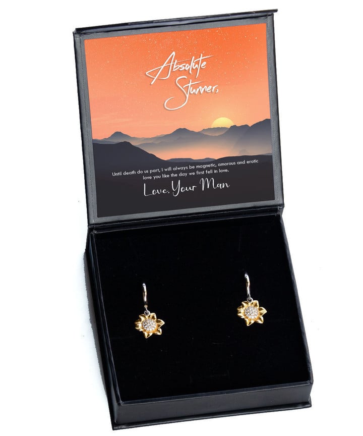 To Absolute Stunner Love You Like The Day We First Fell In Love Sunflower Earrings