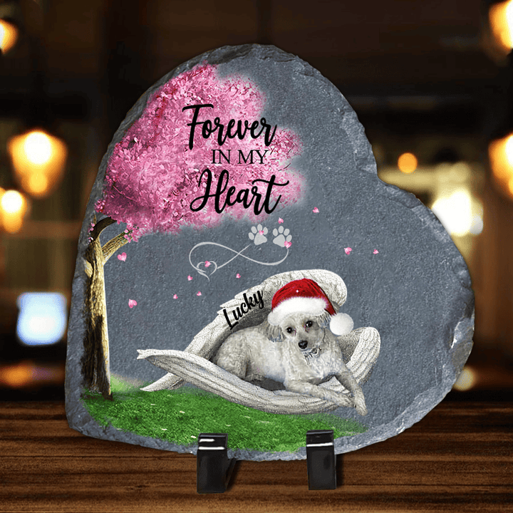 Personalized Chinese Crested Powderpuff Sleeping Angel Wing Garden Stone Pet Lovers gifts Memorial gift for Loss of Dog