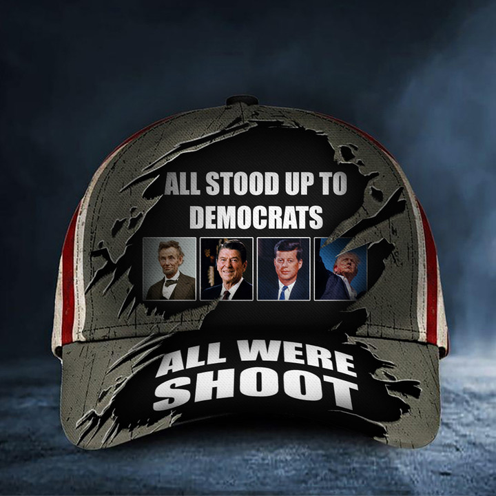 All Stood Up To D All Were Shoot Hat Support For Outlaw Patriot Hat Classic Cap