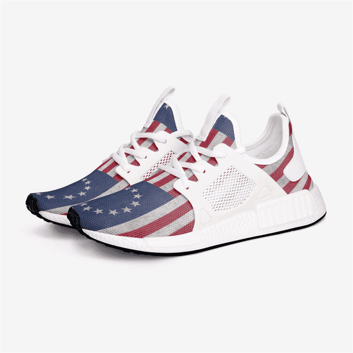 1776 Betsy Ross Flag America Shoes Old Vintage 13 Stars USA Flag Sneakers Gifts For Patriots