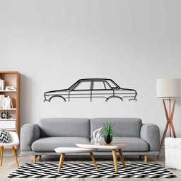 510 1970 Classic Silhouette Metal Wall Art, Custom Car Wall Sign, Personalized Car Metal Wall Art, Gift for Him, Gift for Her, Gift For Car Lovers