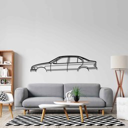 E36 M3 1998 Classic Silhouette Metal Wall Art, Custom Metal Sport Car Silhouette Wall Art - Garage Wall Decor Gift For Him