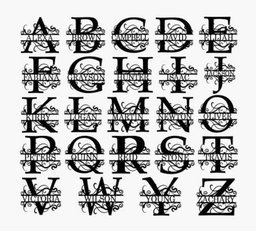 Beautiful Last Name Metal Sign Split Letter Monogram Personalized Home Decor Porch Living Room Housewarming Wedding Anniversary Gift