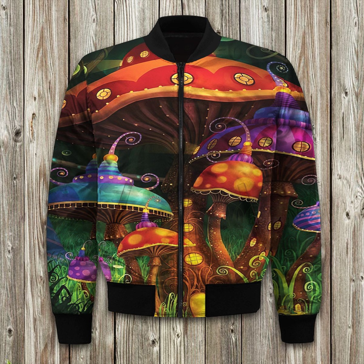 Mushroom Bomber Jackets | Winter Jacket | Winter Clothing Men-Woman