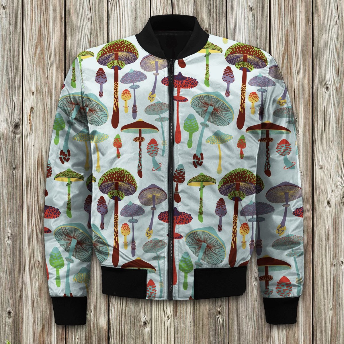 Mushroom Bomber Jackets | Winter Jacket | Winter Clothing Men-Woman
