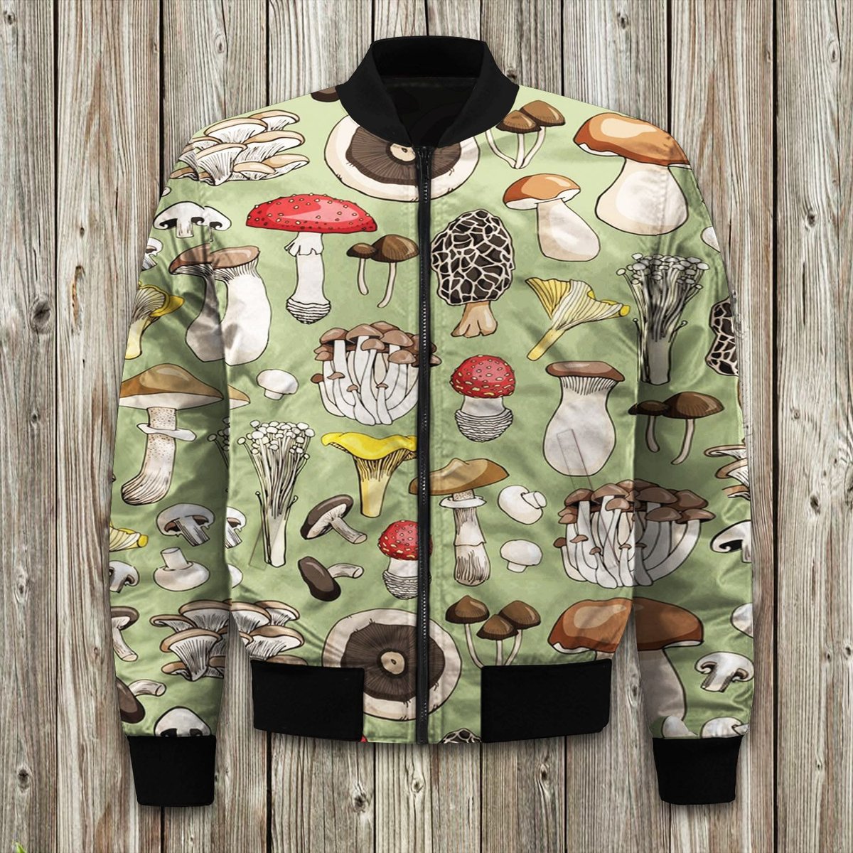 Mushroom Bomber Jackets | Winter Jacket | Winter Clothing Men-Woman