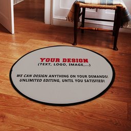 Personalized Custom Round Rug 10180