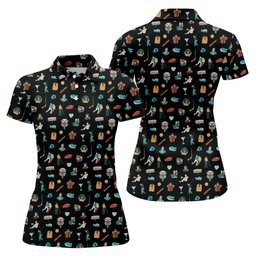 30th Anniversary Sport Movie Character Black Golf Shirt - 3D Shirt (View 6)