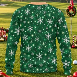 Santa's Favorite Bikini Ugly Christmas Sweater, Christmas Gifts, Golf Lover Gifts