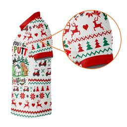 We Wish You Nothing Putt Christmas Golf Shirt, Womens Golf Clothing, Ladies Golf Tops
