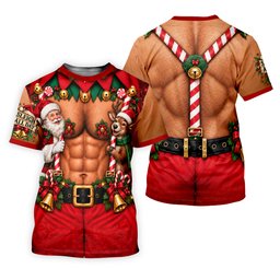 Sleigh All Day Muscle Christmas Golf Shirt, Golf Shirts For Women, Womens Golf Tops