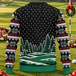 Golf Sucks Drink Beer Santa Ugly Christmas Sweater, Golf Lover Gifts, Funny Xmas Gift
