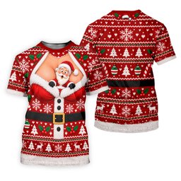 Santa Peeking Busty Knit Christmas Golf Shirt, Funny Mens Golf Shirts, Mens Golf Polo