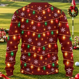 Better Not Putt Santa Ugly Christmas Sweater, Holiday Party Sweater, Golf Lover Gifts
