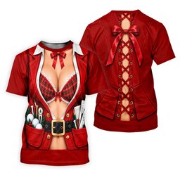 Plaid Bra Santa Suit Christmas Golf Shirt, Golf Gifts For Men, Mens Golf Clothing