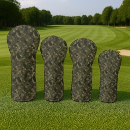 Mallard Duck Green Camo Golf Head Cover For Men - View 3