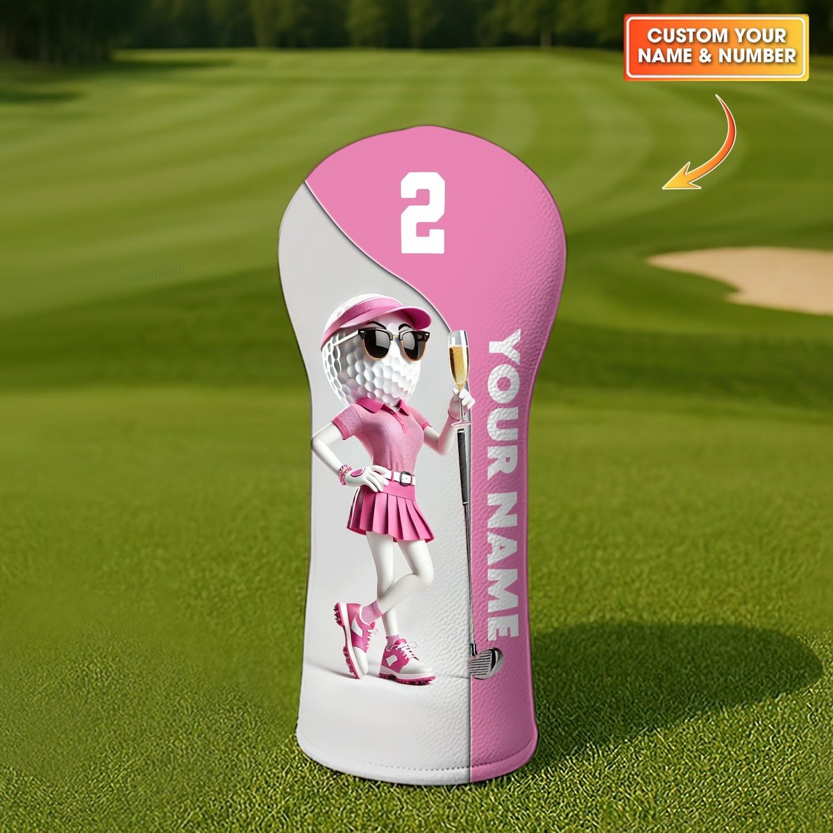 Funny Golf Head Covers - Custom Golf Headcovers Gift