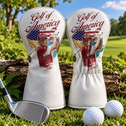 Trump Golf Of America 250th Anniversary Golf Headcover, Golfer Gift, Driver Headcover
