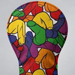 LGBTQ Pride Colors Adult Humor Golf Headcover, Golf Club Head Covers, Fun Golf Gift